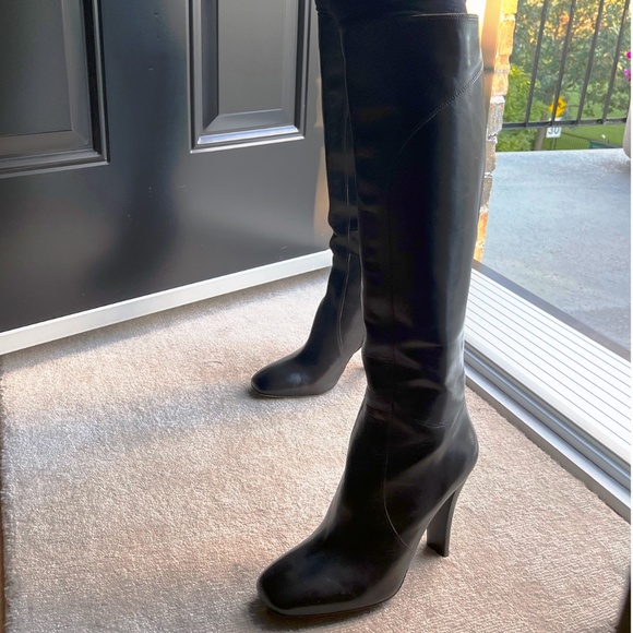 Espresso Leather Tall Boots - Picture 15 of 15